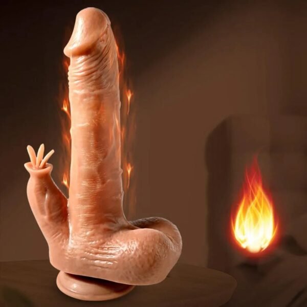 8.6 Inch Thrusting Vibrator Dildo – Realistic Up & Down Motion Female Sex Toy for G-Spot & Anal Pleasure - Image 3