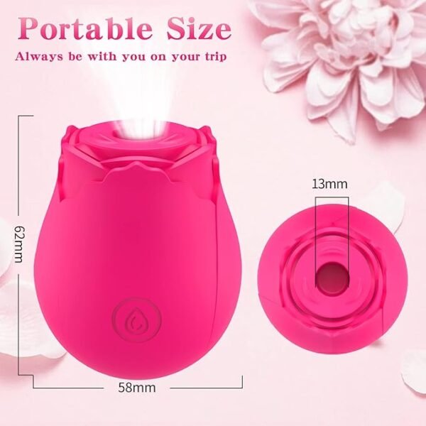 Waterproof Rechargeable Vibrator Nepal – For Female Solo or Couple Use | LVFUNCO Rosy - Image 2