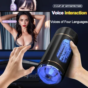 Automatic Male Masturbator Cup – Vibrating, Thrusting & Sucking Pocket Pussy Toy for Men