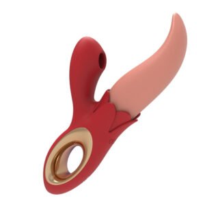 Rose Toy Clitoral Stimulator – Soft Tongue Licking & Sucking Vibrator with 10 Modes