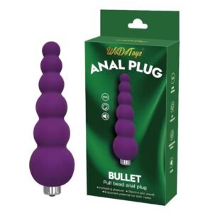 Butt Plug Bullet G Spot Vibrator | Silicone Anal Beads Plug Vibrator