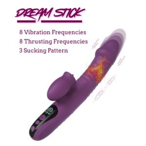JIUUY Fond Dream Thrusting Vibrator | Sucking and Licking | Female Sex Toy