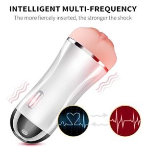 Waterproof 10 Speed Pleasure for Men Electric Thrusting Realistic High-end Cup Silicone Automatic Massager Adult Toys