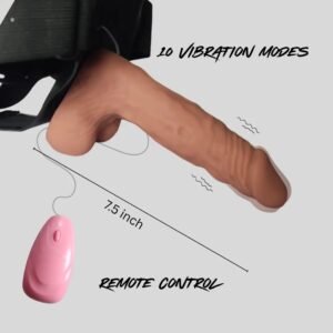 7.5-inch Realistic Strap-On Remote Controlled Dildo | Female Sex Toy